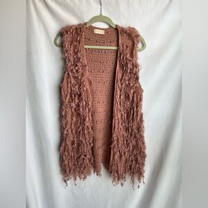 Altar’d State Dusty Rose Vest size Large